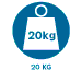 Icon indicating that product is available in 20kg drum sizes